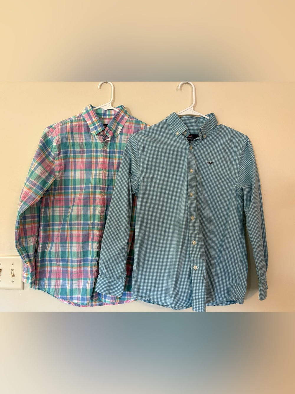 Vineyard Vines Shep & Ian Whale Shirts - Boys Med (12-14)